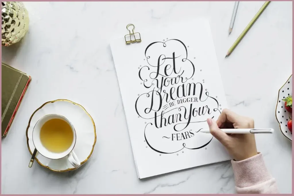 empty nester mom writing in a journal to foster creativity and self-expression